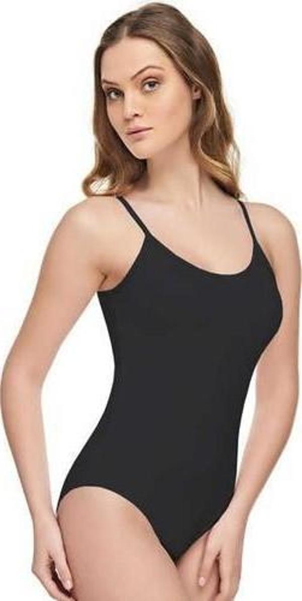 6'Lı Tutku Elit Bayan Modal Elastan İp Askı Badi 2004 - Image 1