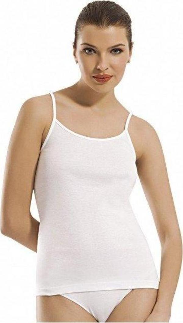 6'Lı ERDEM 2153 BAYAN İP ASKILI LİKRALI ATLET - Image 1