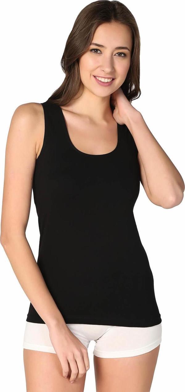 3 Adet TUTKU 0136 BAYAN RİBANA GENİŞ ASKILI ATLET 0136 - Image 1