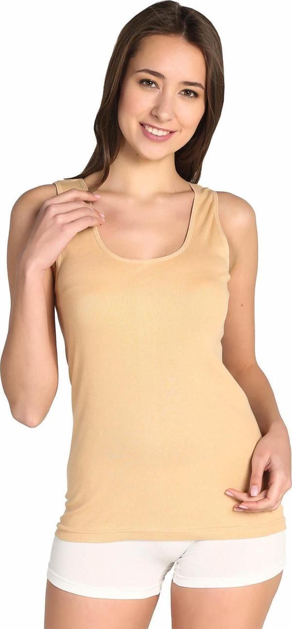 3 Adet TUTKU 0136 BAYAN RİBANA GENİŞ ASKILI ATLET 0136 - Image 1