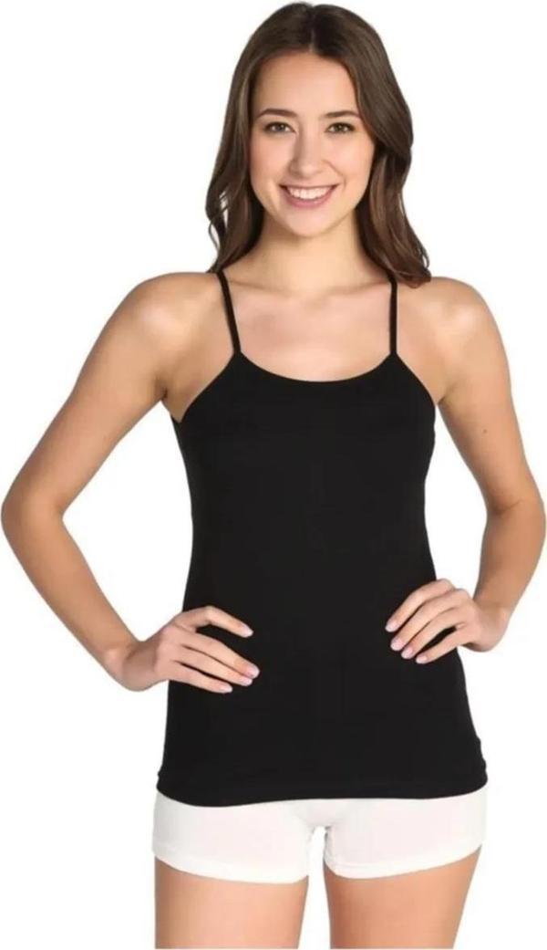 Tutku Kadın Ribana İp Askılı Atlet 0135 - 3 Adet - Image 1