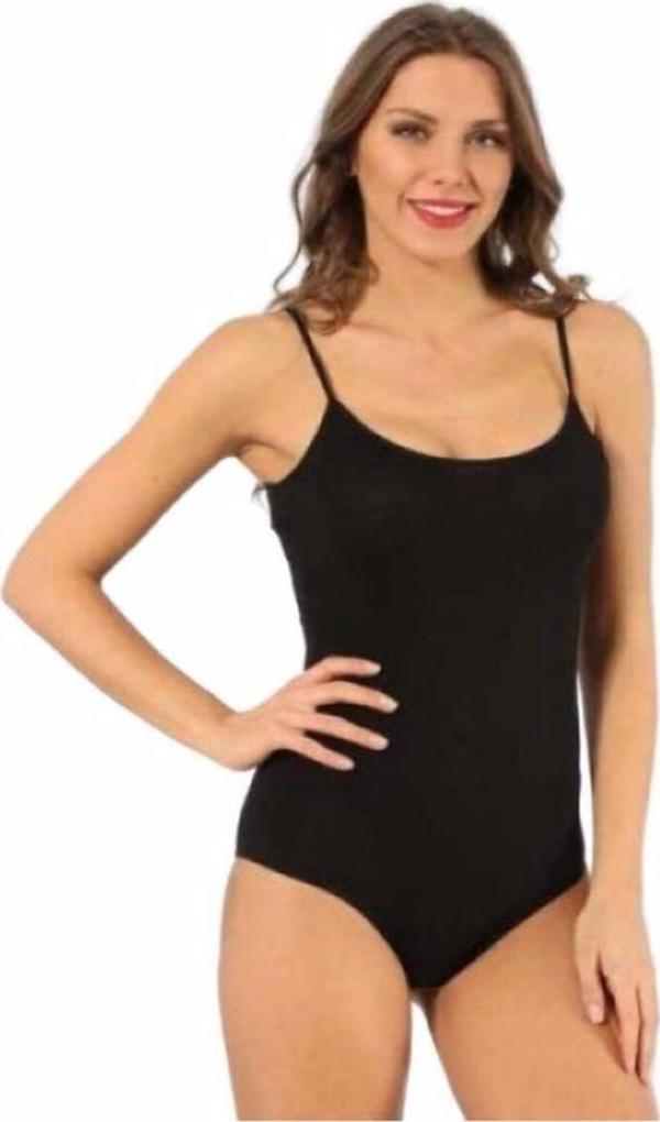 Kota  Kadın İp Askılı Çıtçıtlı Body -6001 - Image 1