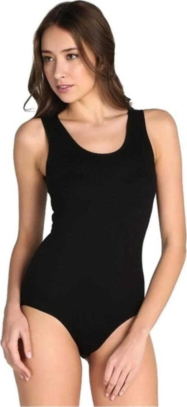 Seher Yıldızı Kadın Elastan Geniş Askılı Kancalı Bady 071 - 2 Adet - Image 1