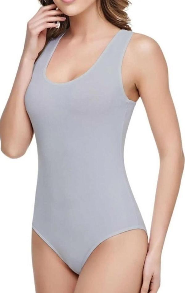 Seher Yıldızı Kadın Elastan Geniş Askılı Kancalı Bady 071 - 6 Adet - Image 1