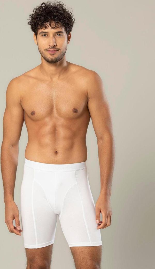 Erdem Erkek Pamuk Elastan Uzun Boxer 1416 - 3 Adet - Image 1