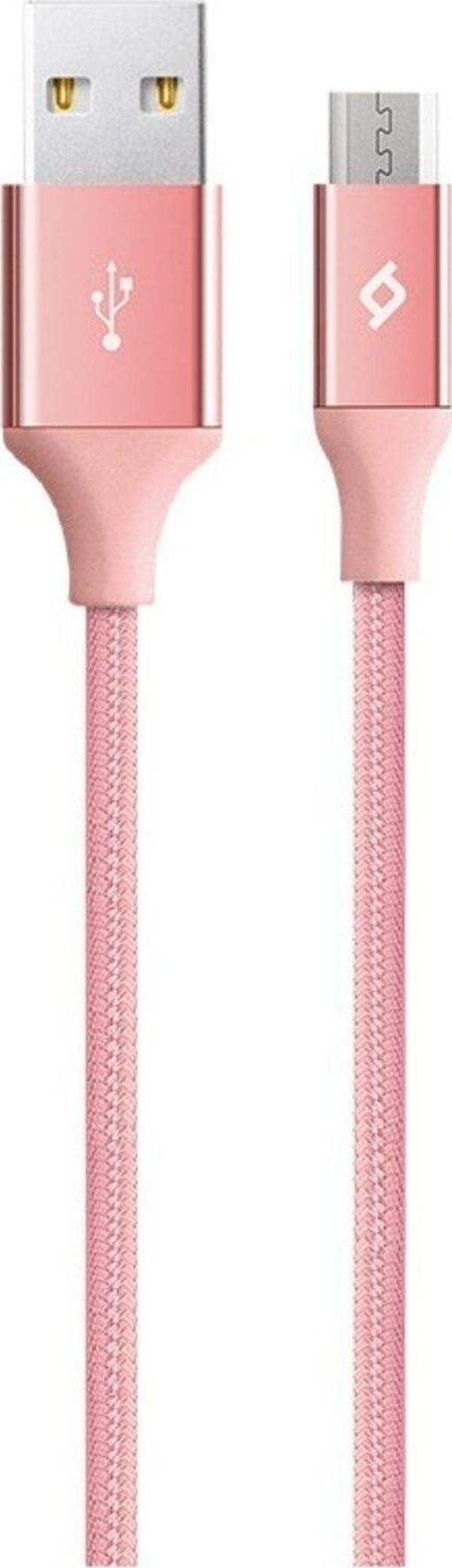Ttec AlumiCable Micro USB Kablo Rose Gold 1.20 cm 2DK11RA - Image 1