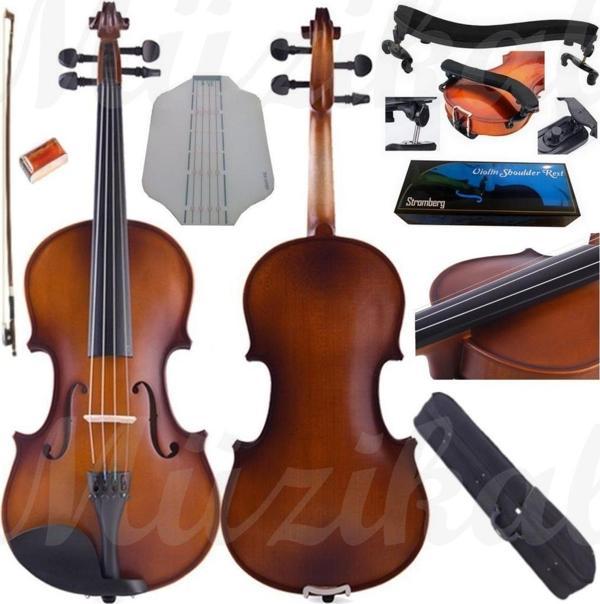 Stromberg Tam Boy Mat Keman - Vol 001- 4/4 YETİŞKİN KEMANI FUL SET - Image 1