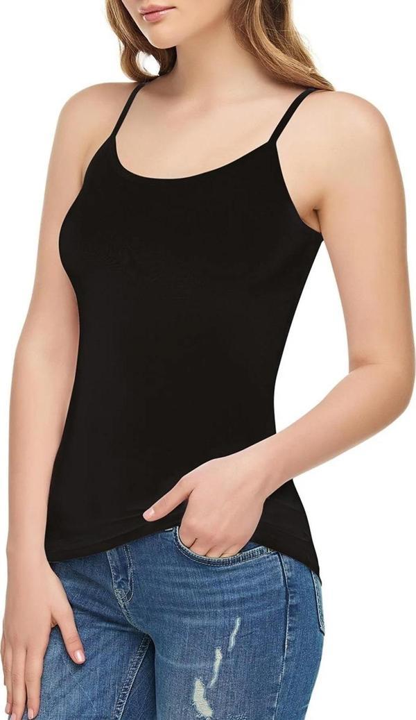 Tutku Elit Kadın Modal Likralı İp Askılı Atlet 2001- 3 Adet - Image 1