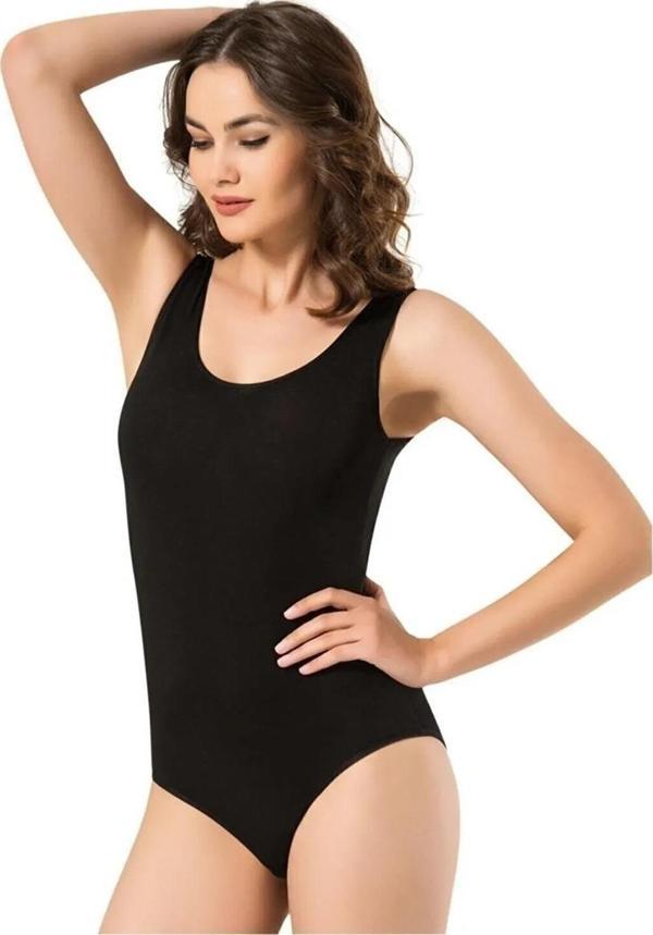 Namaldı Kadın Likralı Kalın Askılı Kancalı Body 262 - 3 Adet  - Image 1