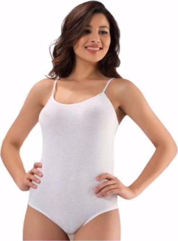 Kota Kadın İp Askılı Çıtçıtlı Body 3 Adet -6001 - Image 1