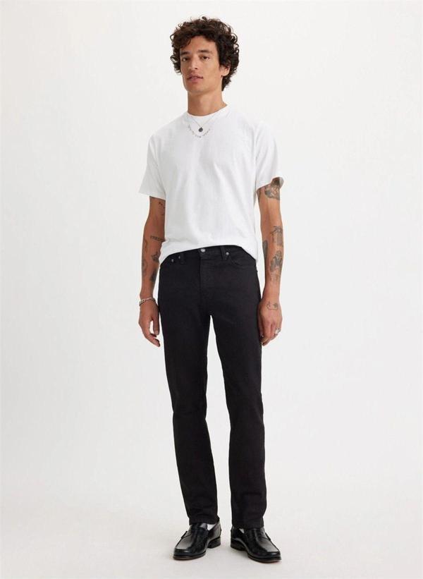 Levi's Normal Bel Slim Fit Siyah Denim Pantolon A2081-0017 Lse511 Slım Natıve Calı - Image 1