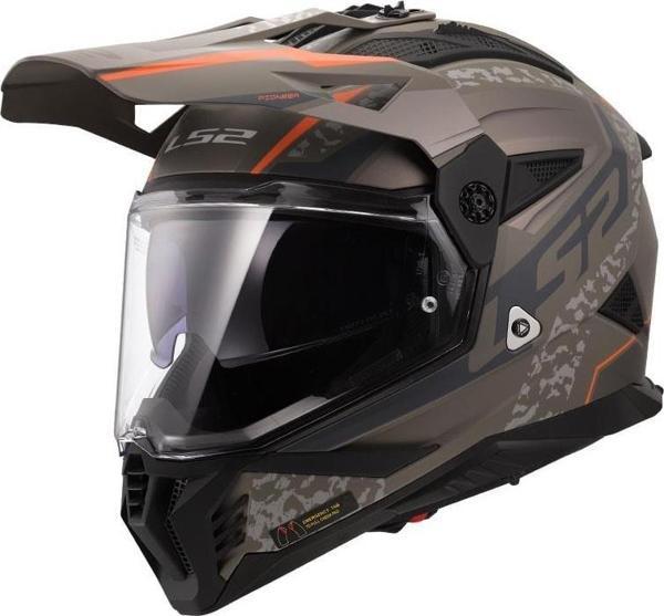 Ls2 Pioneer 2 Devor Kros Motosiklet Kaskı - Image 1
