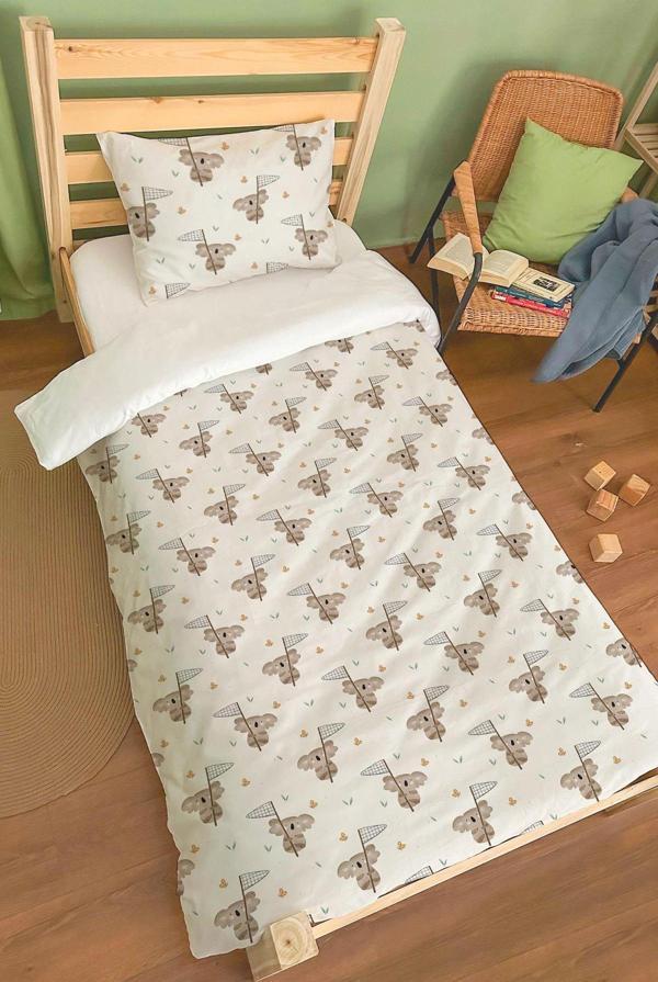 Organik Tek Kişilik Nevresim Takımı (160x220) - Rüzgar Yolcusu - Image 1