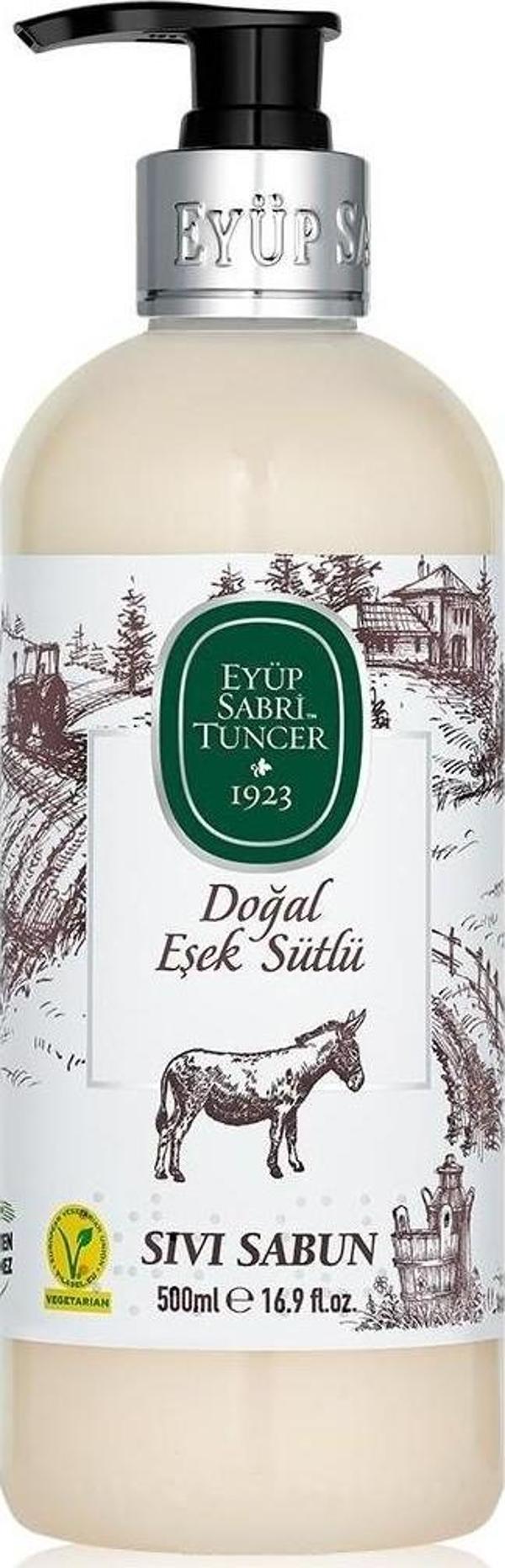 Eyüp Sabri Tuncer Doğal Eşek Sütlü Sıvı Sabun 500 Ml - Image 1