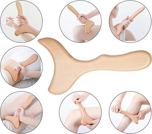 Next Craft Ahşap Masaj Aleti % 100 Doğal El Yapımı Ve Tüm Vücut Için Uyumlu - Image 1
