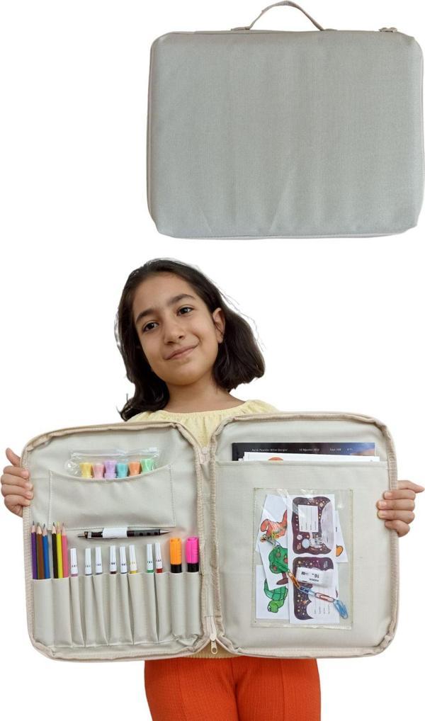 Next Craft Evrak Çantası Kalemlik Aktivite Etkinlik Çantası Boyama Taşıma  Çocuklar Ve Yetişkinler İçin - Image 1