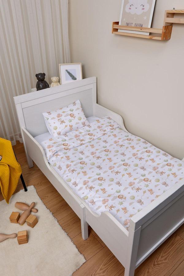 Organik Park Yatak Nevresim Takımı (80x120) - Küçük Kaşifler - Image 1