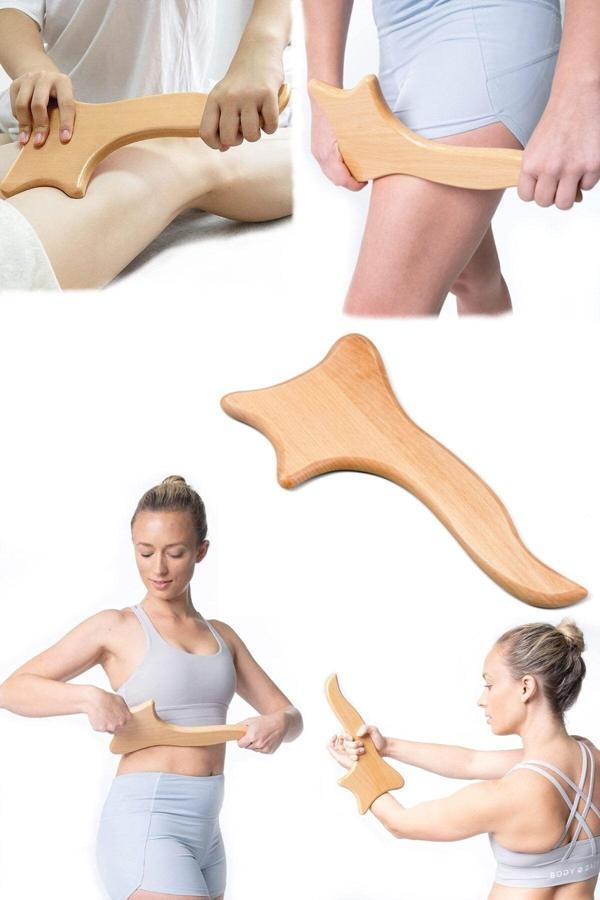 Next Craft Selülit Giderici Sıkılaştırıcı Zayıflatıcı Lenf Drenaj % 100 Doğal Ahşap Masaj Aleti El Yapımı - Image 1