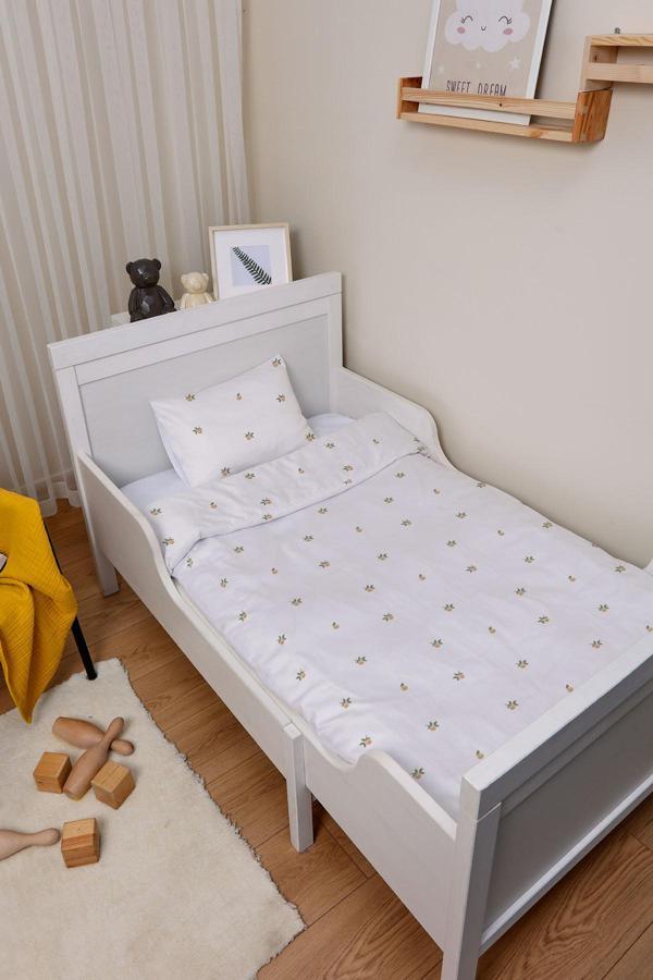 Organik Park Yatak Nevresim Takımı (80x120) - Minik Limonlar - Image 1