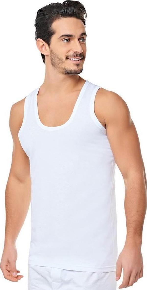 3'Lü Seher Yıldızı Erkek Atlet Askılı Klasik %100 Pamuk - Image 1