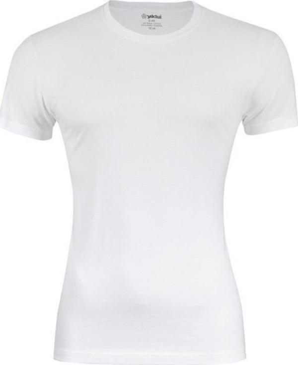 Yıldız Erkek Sıfır Yaka Lycralı T-shirt Fanila 1 Adet -90 - Image 1