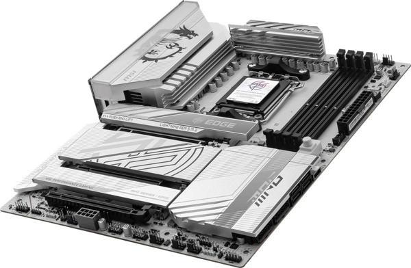 MSI MAG X870E EDGE TI WIFI AM5 DDR5 8400MHZ(OC) USB4 4x M.2 HDMI 5G LAN WIFI 7 RGB ATX - Image 1