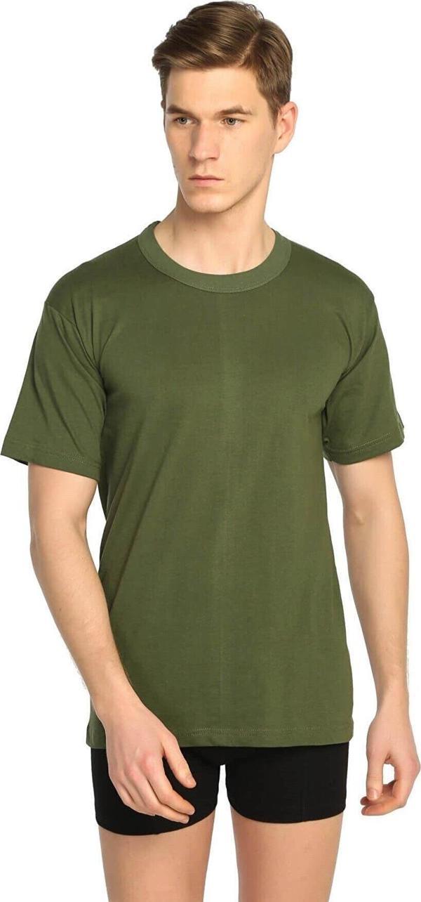 Seher Yıldızı Erkek Penye Renkli Sıfır Yaka Fanila Atlet 003 - 6 Adet - Image 1