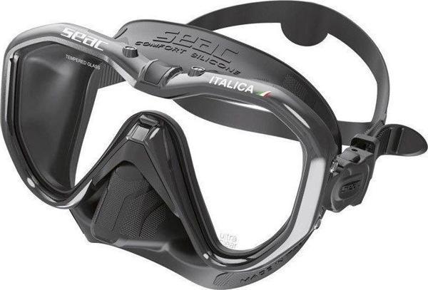 SEAC SUB MASKE ITALICA METAL (SIYAH CERCEVE) - Image 1
