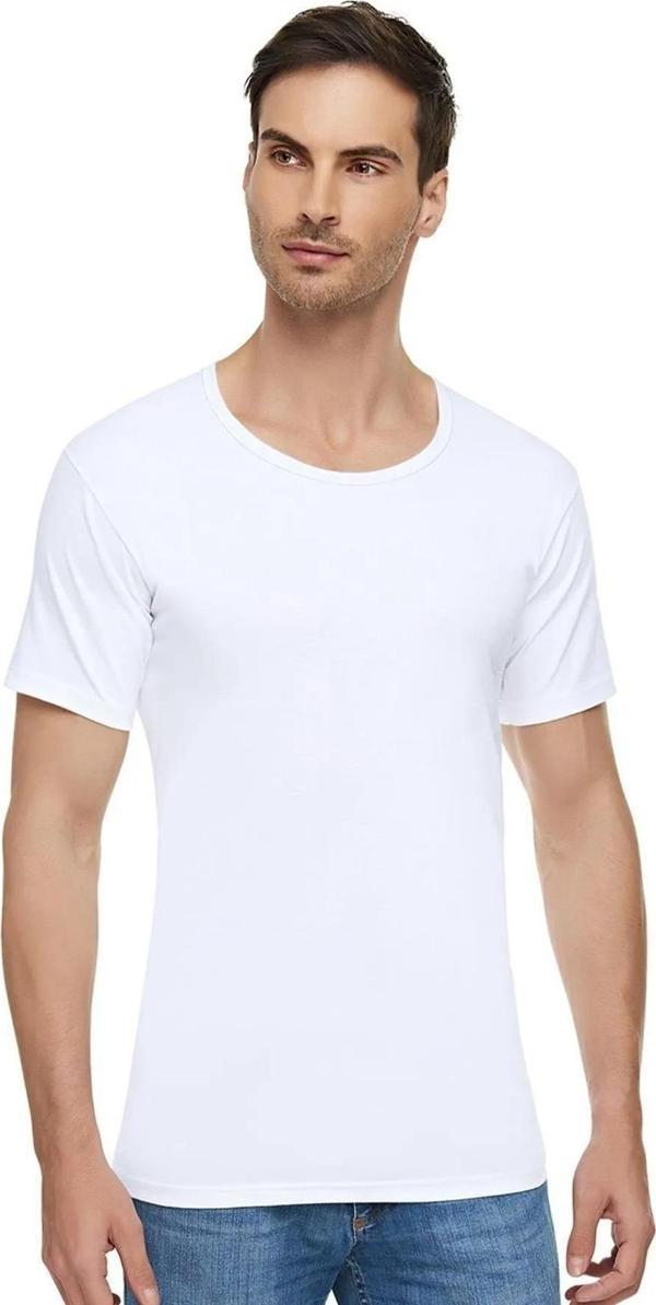 Tutku Elit Erkek Bisiklet Yaka Penye Atlet Fanila 1002 - 3 Adet - Image 1