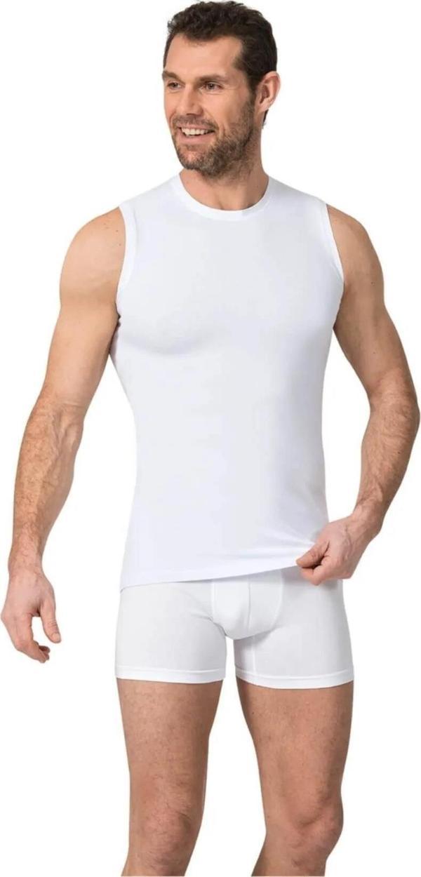 Namaldi Erkek Premier Bisiklet Yaka Kolsuz Body Likralı Fanila Atlet 189BSG - 3 Adet - Image 1