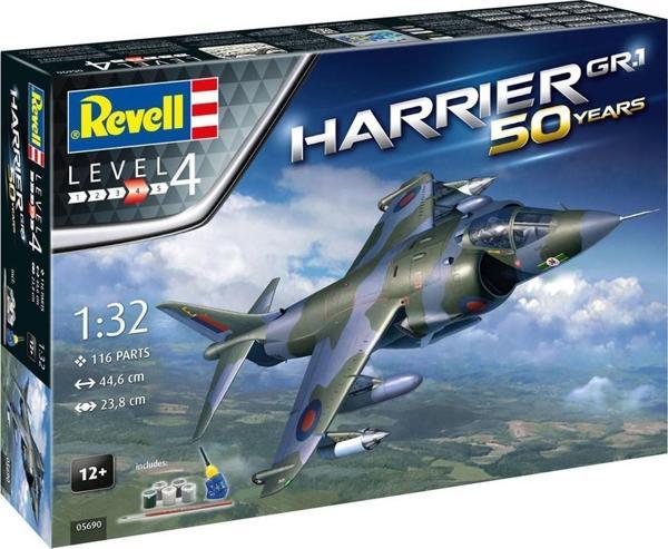 Revell Maket Gift Set Hawker Harrier VG05690 - Image 1