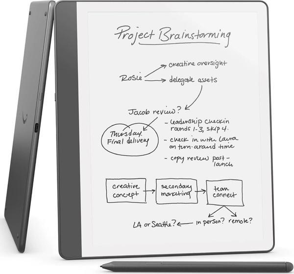 Amazon Kindle Scribe 64GB Premium Pen 2024 - Tungsten - Image 1