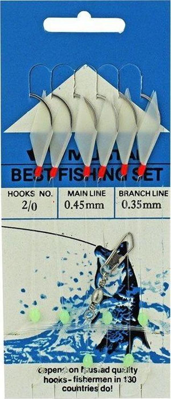 Mustad Best Fishing Set 0,45 0,35 Mm No:2/0 Çapari - Image 1