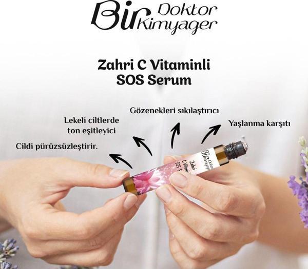 Bir Doktor Bir Kimyager Zahri C Vitaminli SOS Serum (10 mL) - Image 1