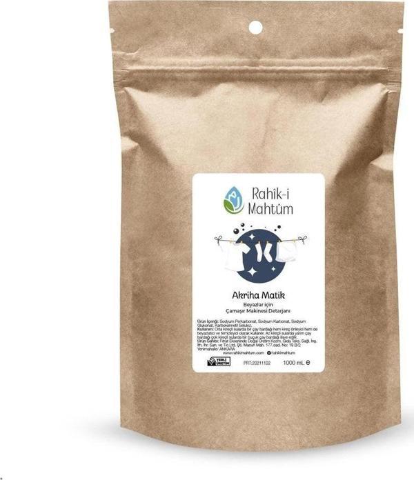Rahik-İ Mahtum Akriha Matik Çamaşır Makinesi Deterjanı (Beyazlar için) (1 kg) - Image 1