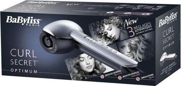 BaByliss Curl Secret Optimum  Lcd Ekran Otomatik Maşa-C1600E Gri - Image 1