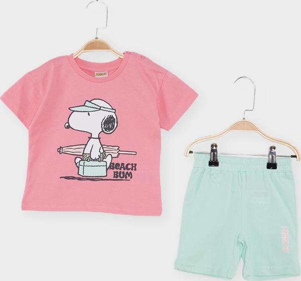 Snoopy Lisanslı Kız Bebek 2'li Takım 21958 - Image 1