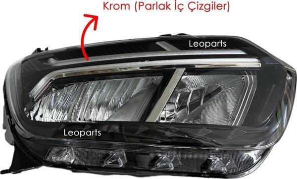 LEOPARTS Dacia Duster Far Lambası Sağ (İç Çizgiler Krom) 2021-2024 260101613R - Image 1