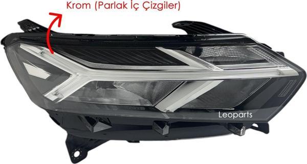 LEOPARTS Dacia Sandero Far Lambası Sağ (Ledli - Dacia Yazısız) 2021-2023 260101940R - Image 1