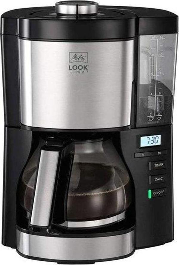 Melitta Look V Timer Zaman Ayarlı Filtre Kahve Makinesi Siyah - Image 1