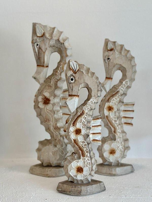 Sooboho 3'lü Ahşap Denizatı Biblo - Image 1