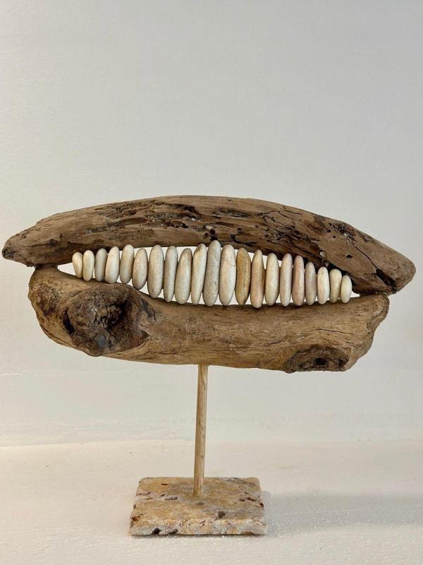 Sooboho Ahşap El İşi Dekor Biblo - Image 1