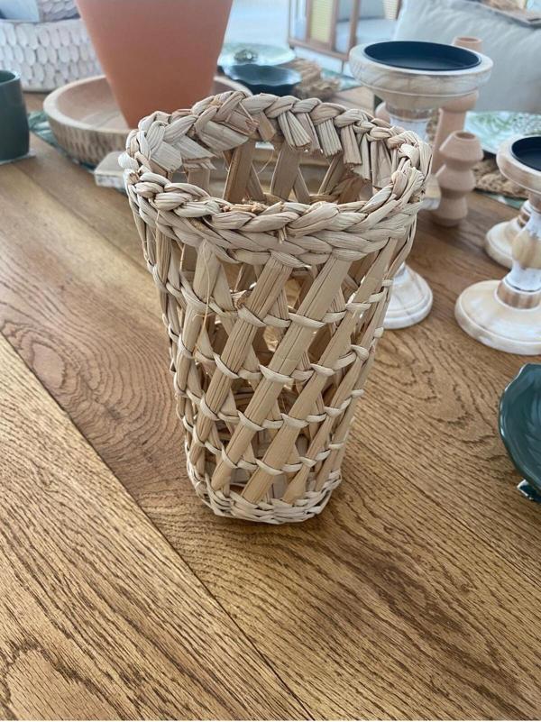 Sooboho Rattan Dekoratif Şişe Kılıfı - Image 1