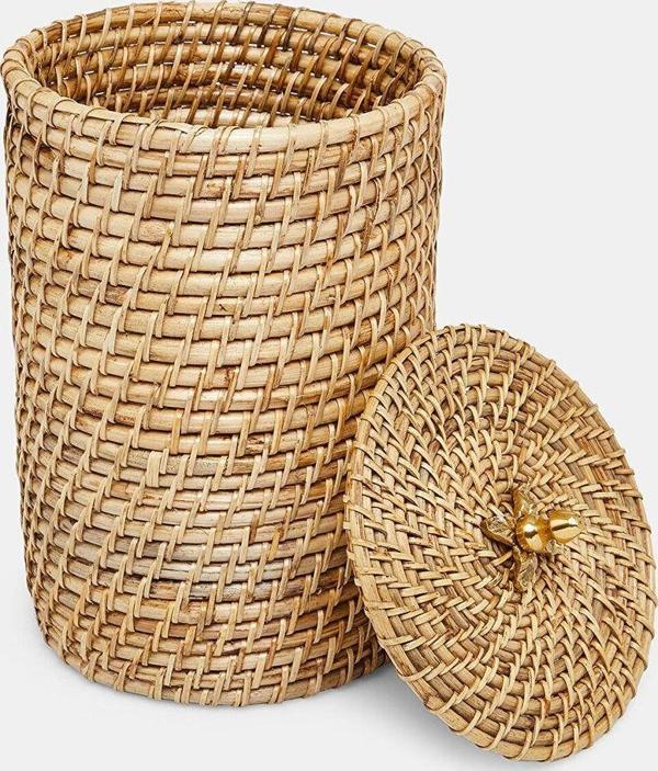 Sooboho Bambu Naturel Kapaklı Sepet - Image 1