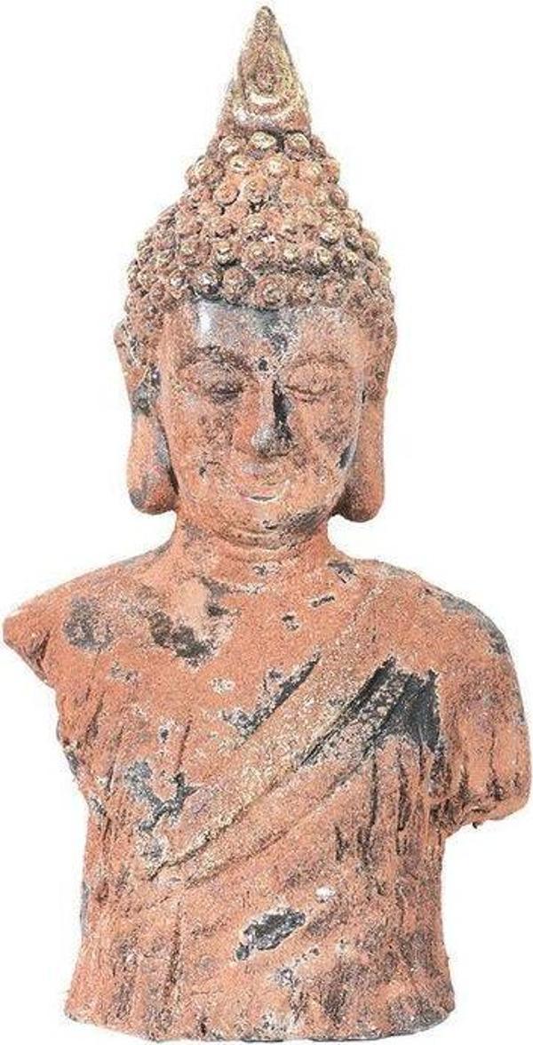 Sooboho Buddha Heykel Büst Kiremit Bronz Gold - Image 1