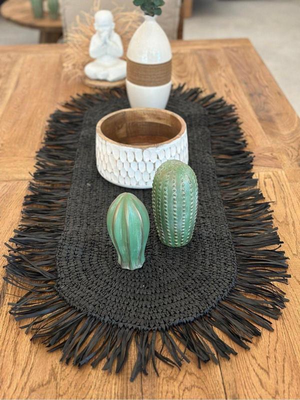 Sooboho Dekoratif Hasır Runner - Image 1