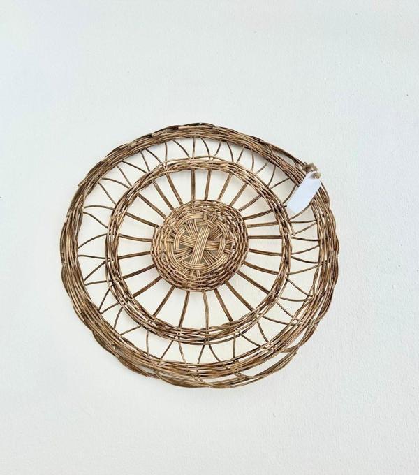 Sooboho Dekoratif Rattan Duvar Süsü Büyük Koyu renk - Image 1