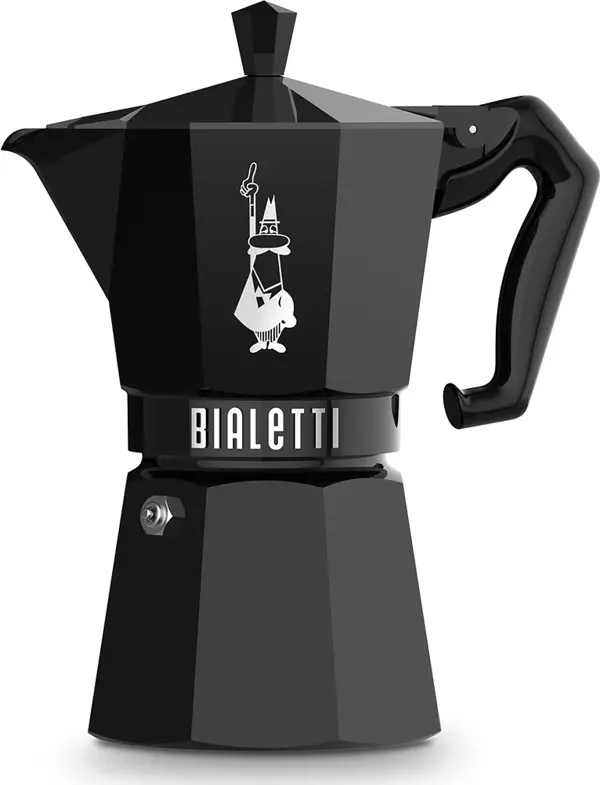 Bialetti Express 6 Cup Moka Pot Siyah - Image 1