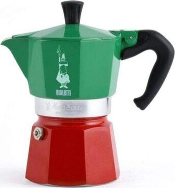 Bialetti Express Italia 3 Cup Moka Pot - Image 1