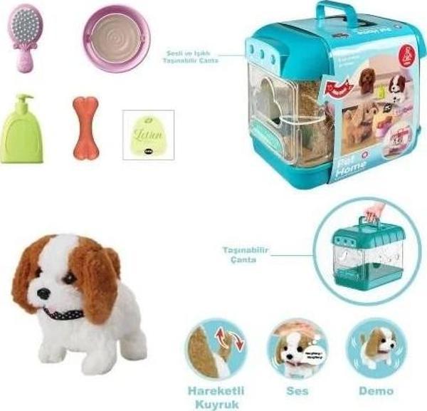 7 Parça Taşıma Çantası Sesli Pet Shop 1745 - Image 1